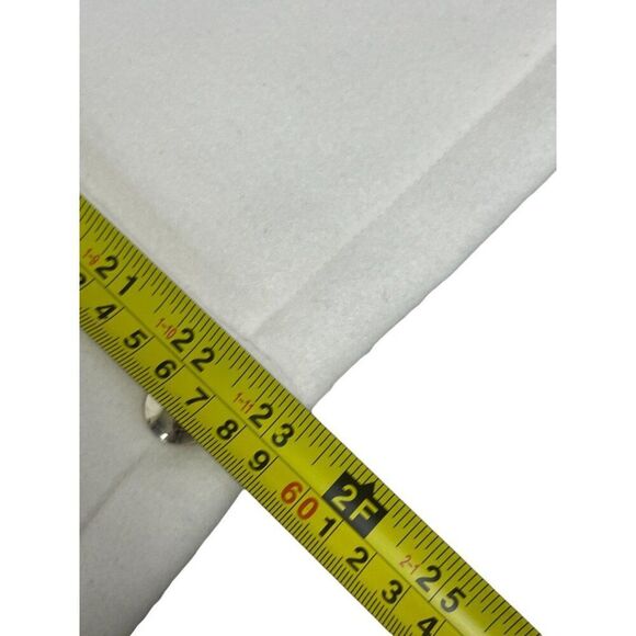 Zara Womens Soft Bomber Jacket Size XL White Gold Snap Button 4968/223 NWT - Picture 7 of 8